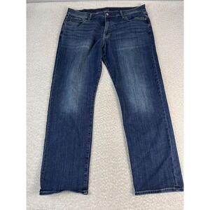Lucky Brand 363 Vintage Straight Jeans Mens 38x32 Blue Medium Wash Denim